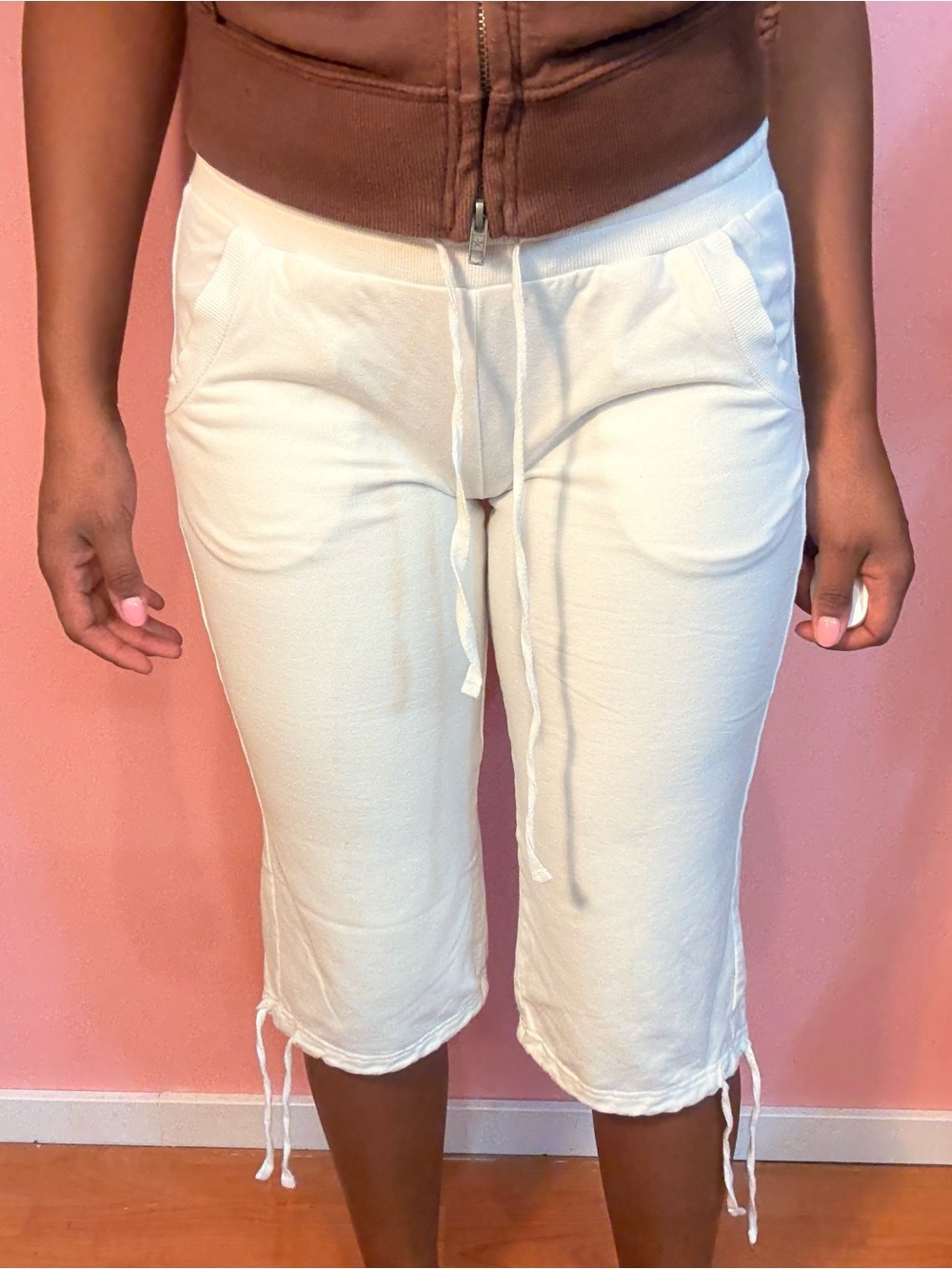 White Capri Pants
